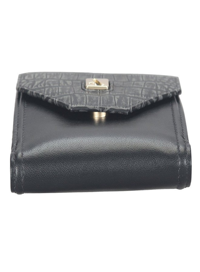 Adamis Black Leather Women Stylish Wallet - Image 5